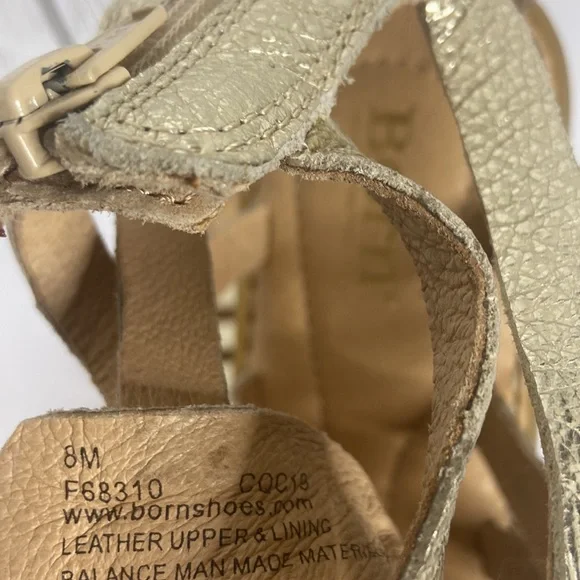 Born Gladiator Leather Sandals Sz 8 - Picture 5 of 5